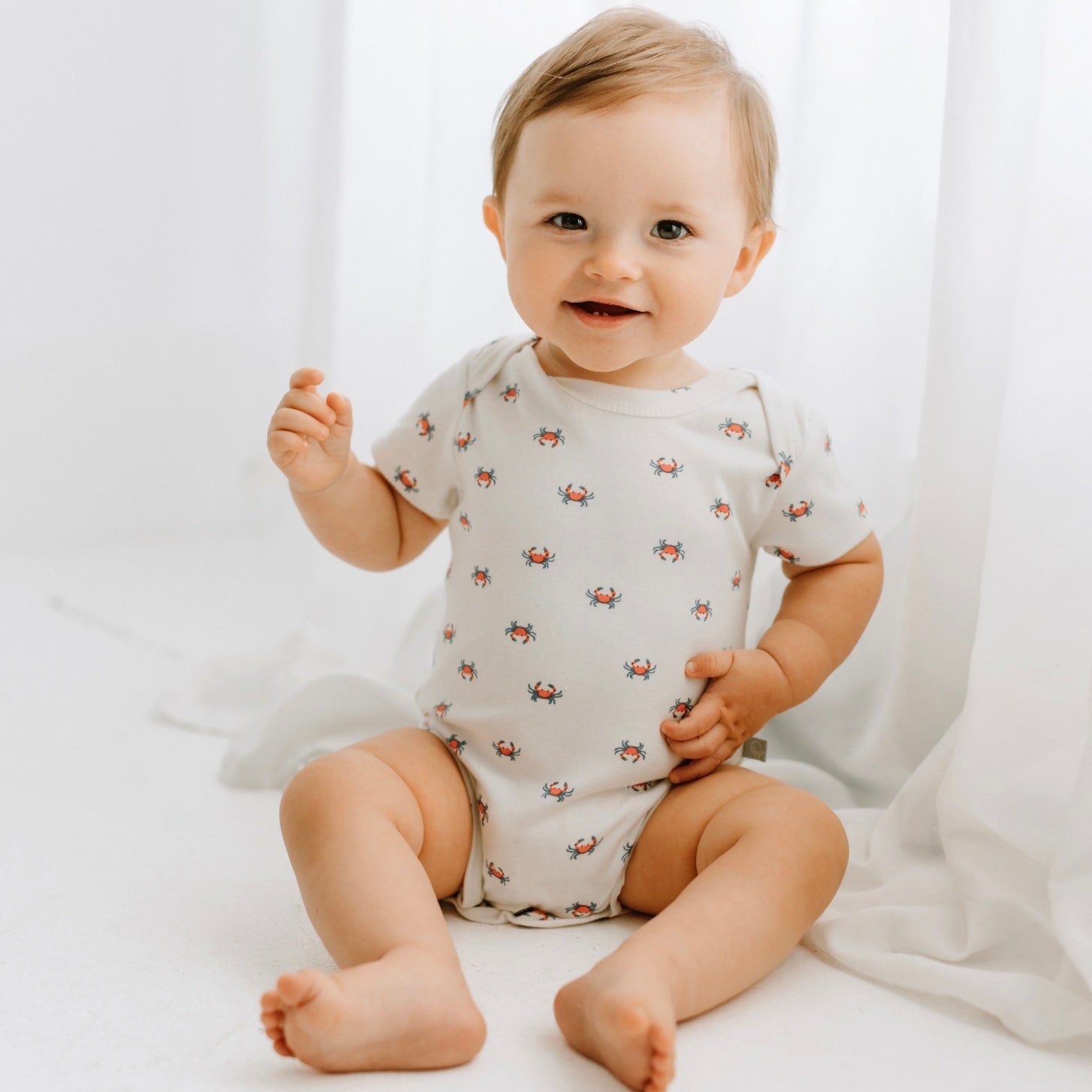 comfy lap bodysuit | crab